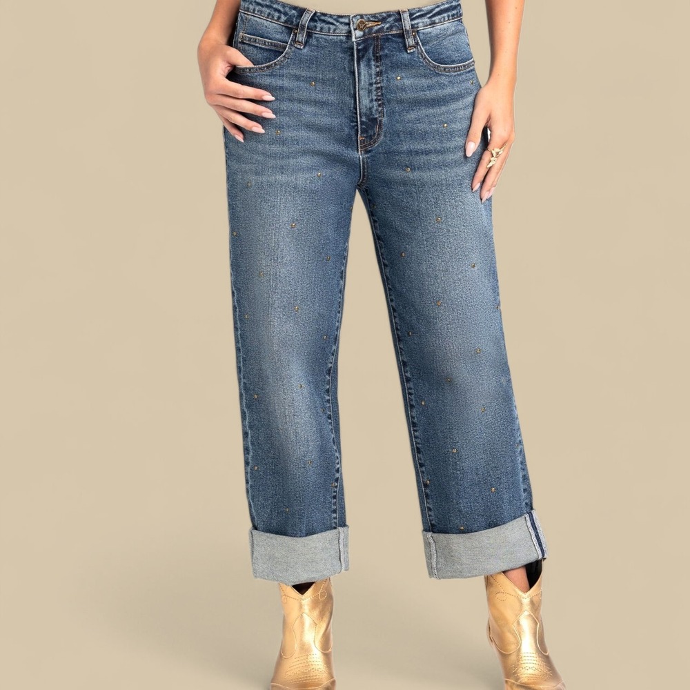Jessica Simpson 12 Women's and Women's Plus Zinnia Boyfriend Jeans, 25" Inseam